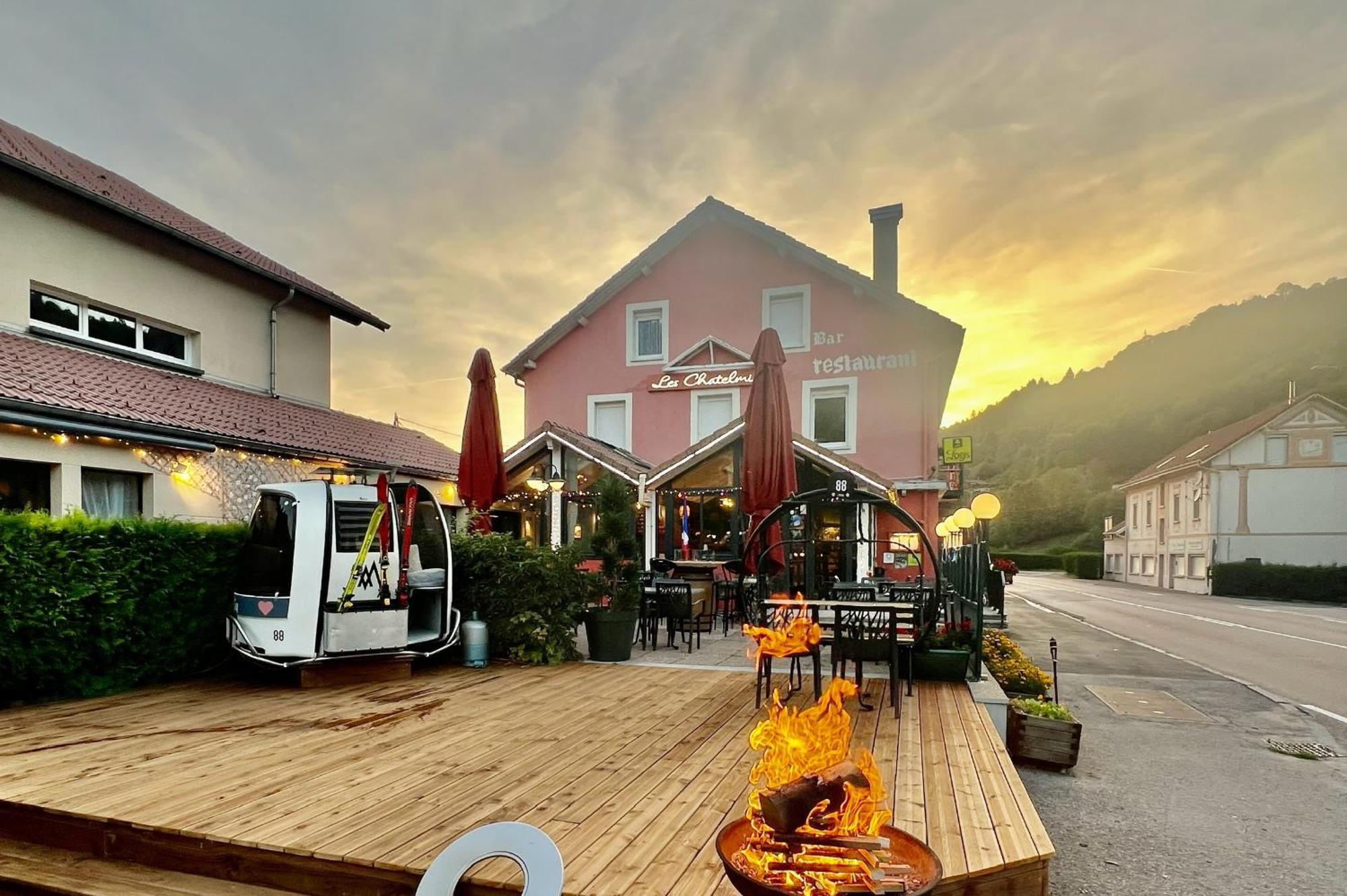Logis Hotel, Chalets Et Restaurant Les Chatelmines La Bresse Eksteriør billede