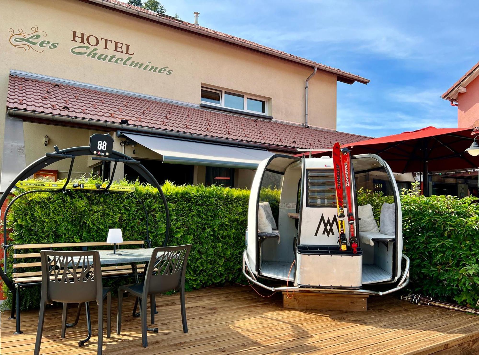 Logis Hotel, Chalets Et Restaurant Les Chatelmines La Bresse Eksteriør billede